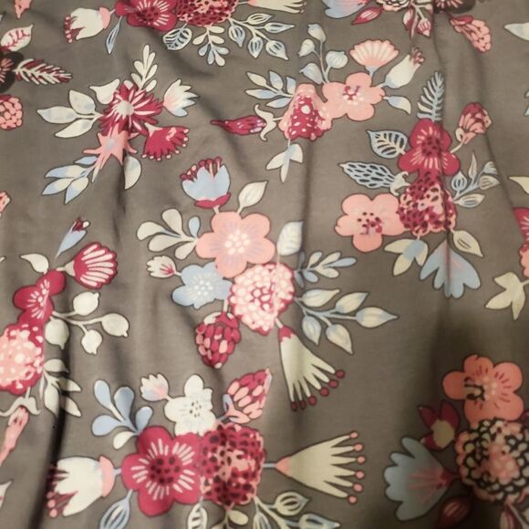 NWT lularoe grey floral dress sz small - Picture 2 of 3